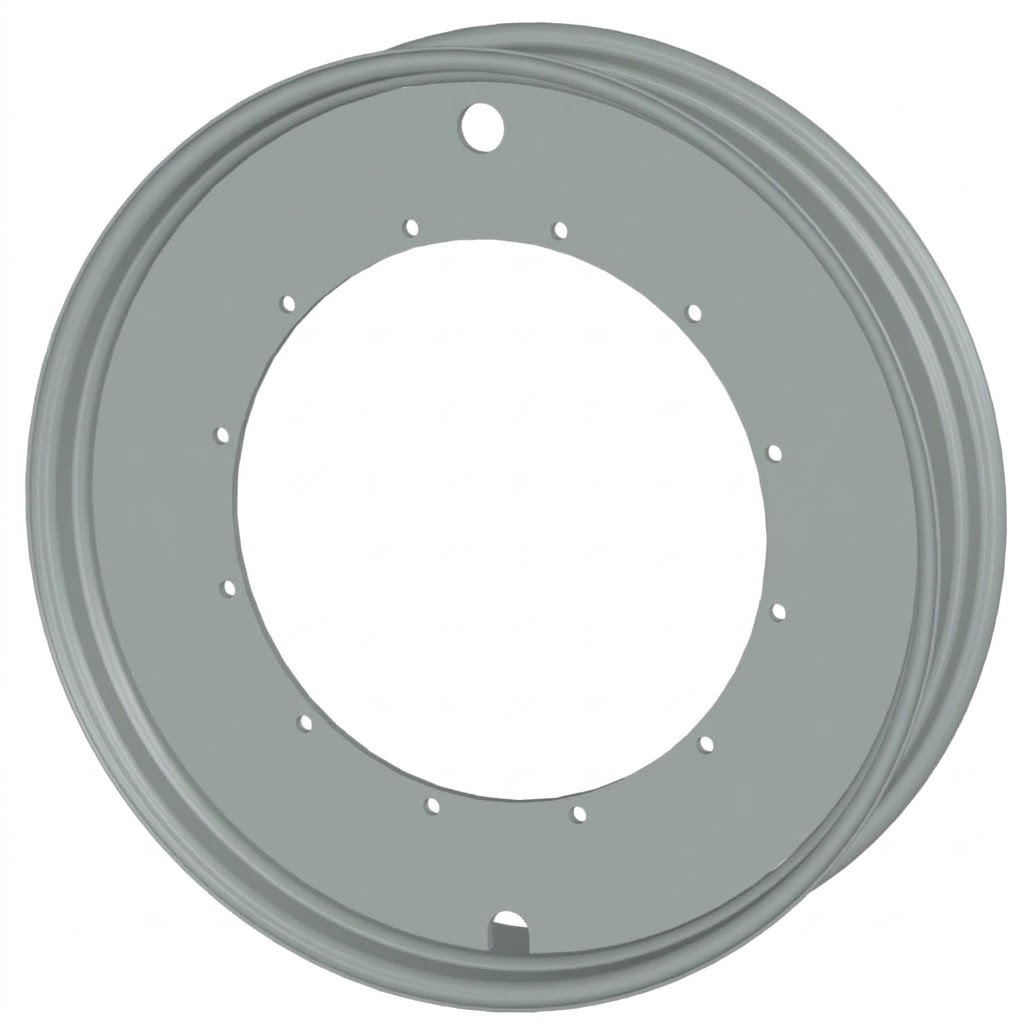 10"W x 46"D, Agco Corp Gray 12-Hole Stub Disc , 1.75" Offset