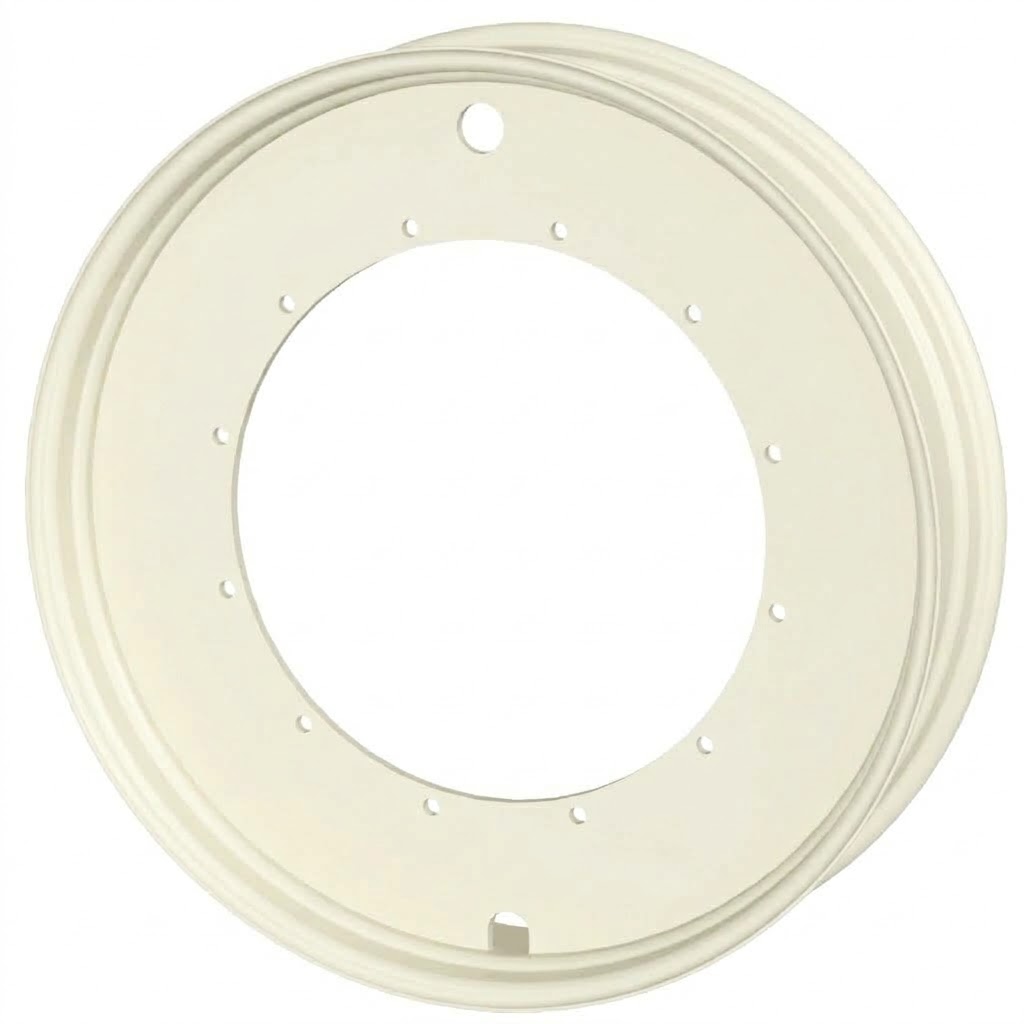 10"W x 46"D, Ford / New Holland White 12-Hole Stub Disc , 1.75" Offset