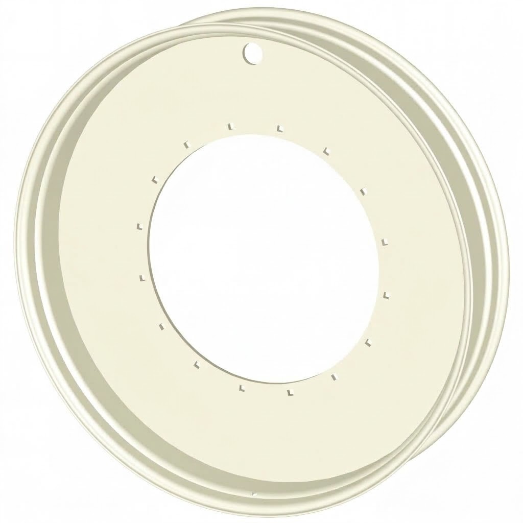 10"W x 54"D, Ford / New Holland White 16-Hole Stub Disc , -1.75" Offset