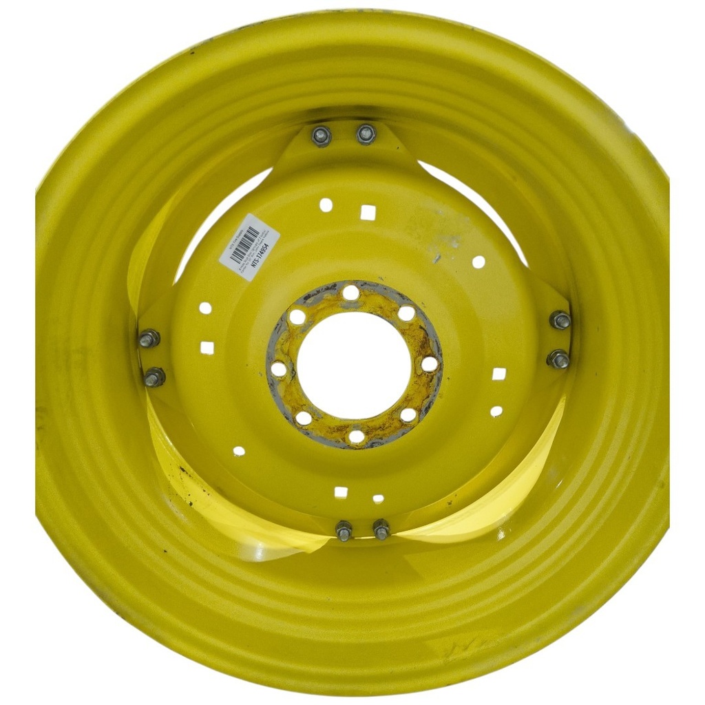 8-Hole Stub Disc (groups of 2 bolts) Center for 30" Rim, John Deere Yellow
