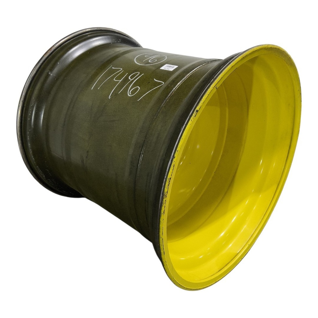 44"W x 46"D, John Deere Yellow 20-Hole Formed Plate , 1.12" Offset