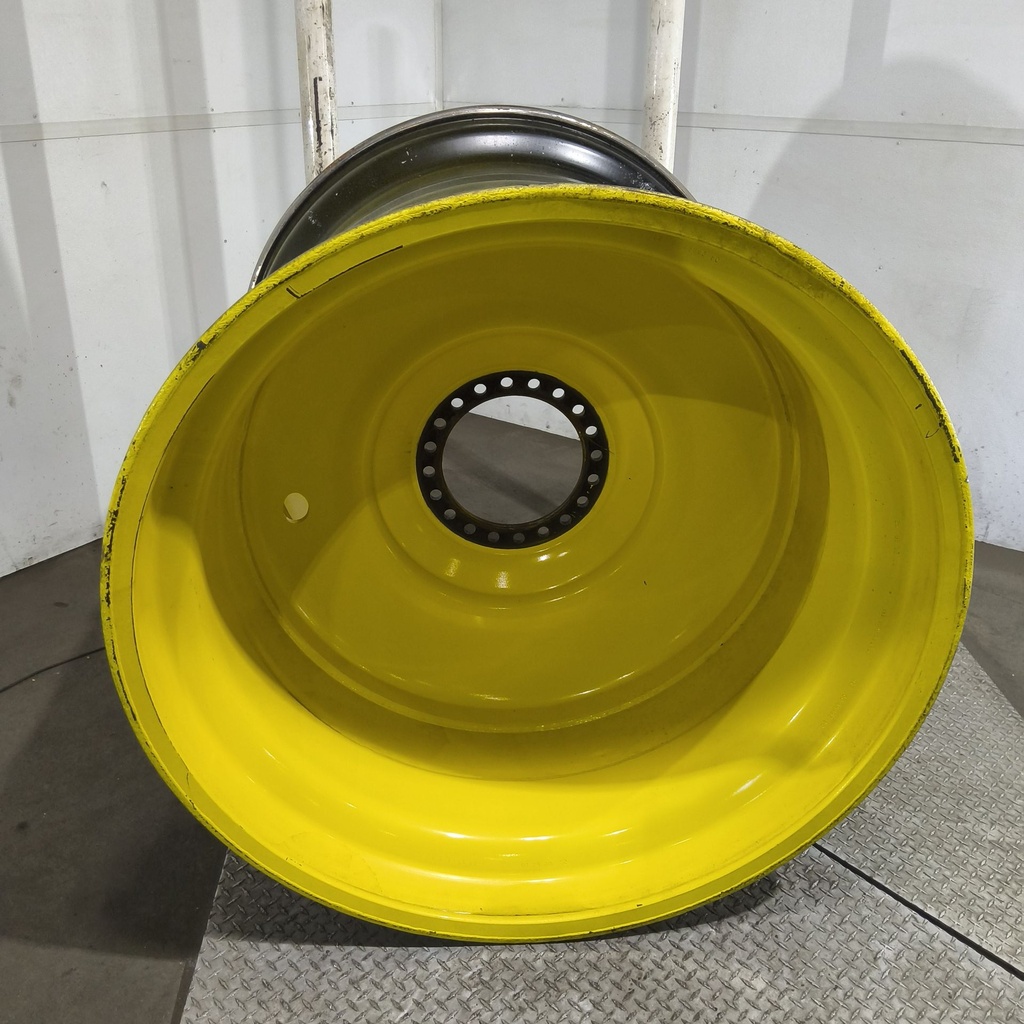 44"W x 46"D, John Deere Yellow 20-Hole Formed Plate , 1.12" Offset