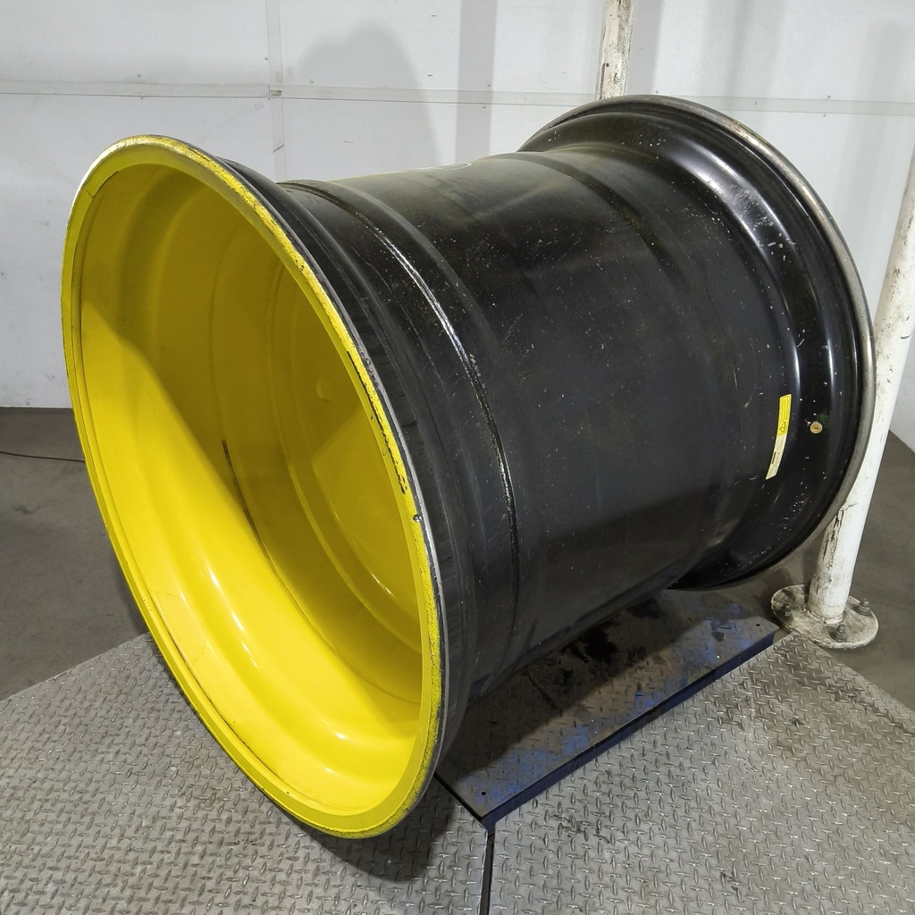 44"W x 46"D, John Deere Yellow 20-Hole Formed Plate , 1.12" Offset