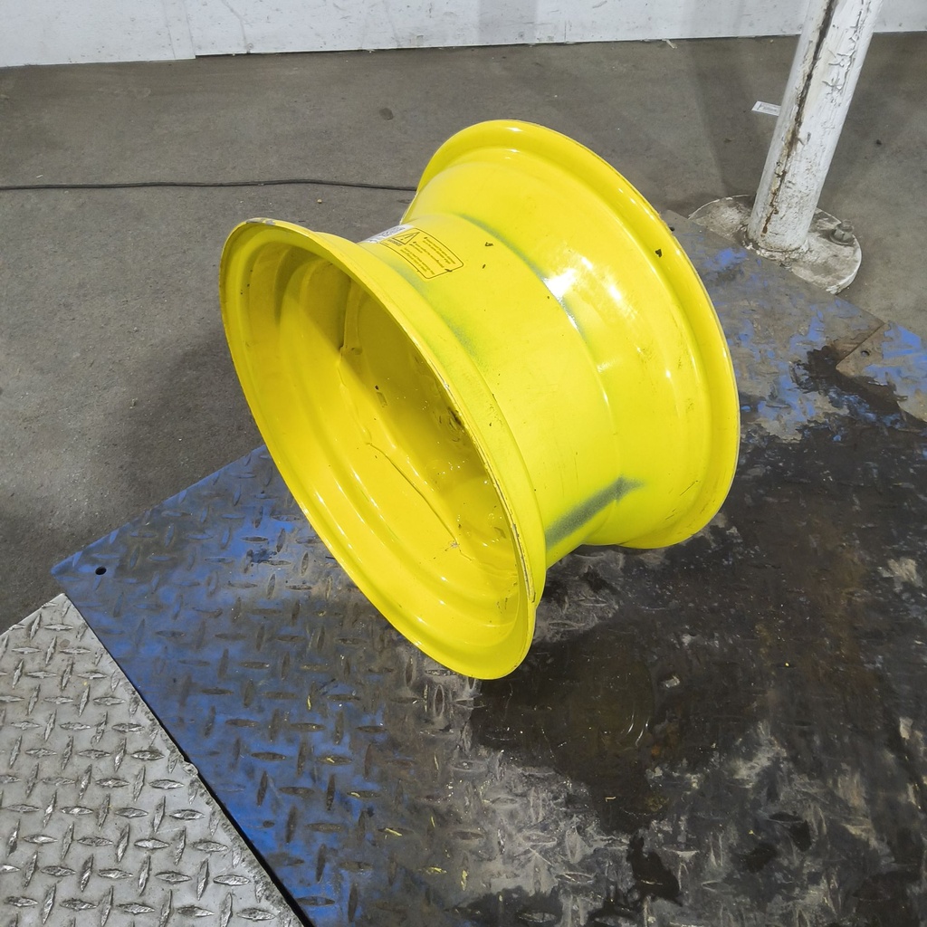 8"W x 15"D, John Deere Yellow 6-Hole Implement , 1.06" Offset