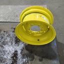 8"W x 15"D, John Deere Yellow 6-Hole Implement , 1.06" Offset
