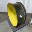 16"W x 42"D, John Deere Yellow 10-Hole Formed Plate , -6.88" Offset