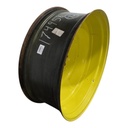 16"W x 42"D, John Deere Yellow 10-Hole Formed Plate , -6.88" Offset