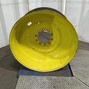 16"W x 42"D, John Deere Yellow 10-Hole Formed Plate , -6.88" Offset