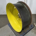 16"W x 42"D, John Deere Yellow 10-Hole Formed Plate , -6.88" Offset