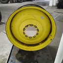 16"W x 42"D, John Deere Yellow 10-Hole Formed Plate , -6.88" Offset