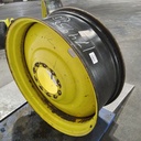16"W x 42"D, John Deere Yellow 10-Hole Formed Plate , -6.88" Offset