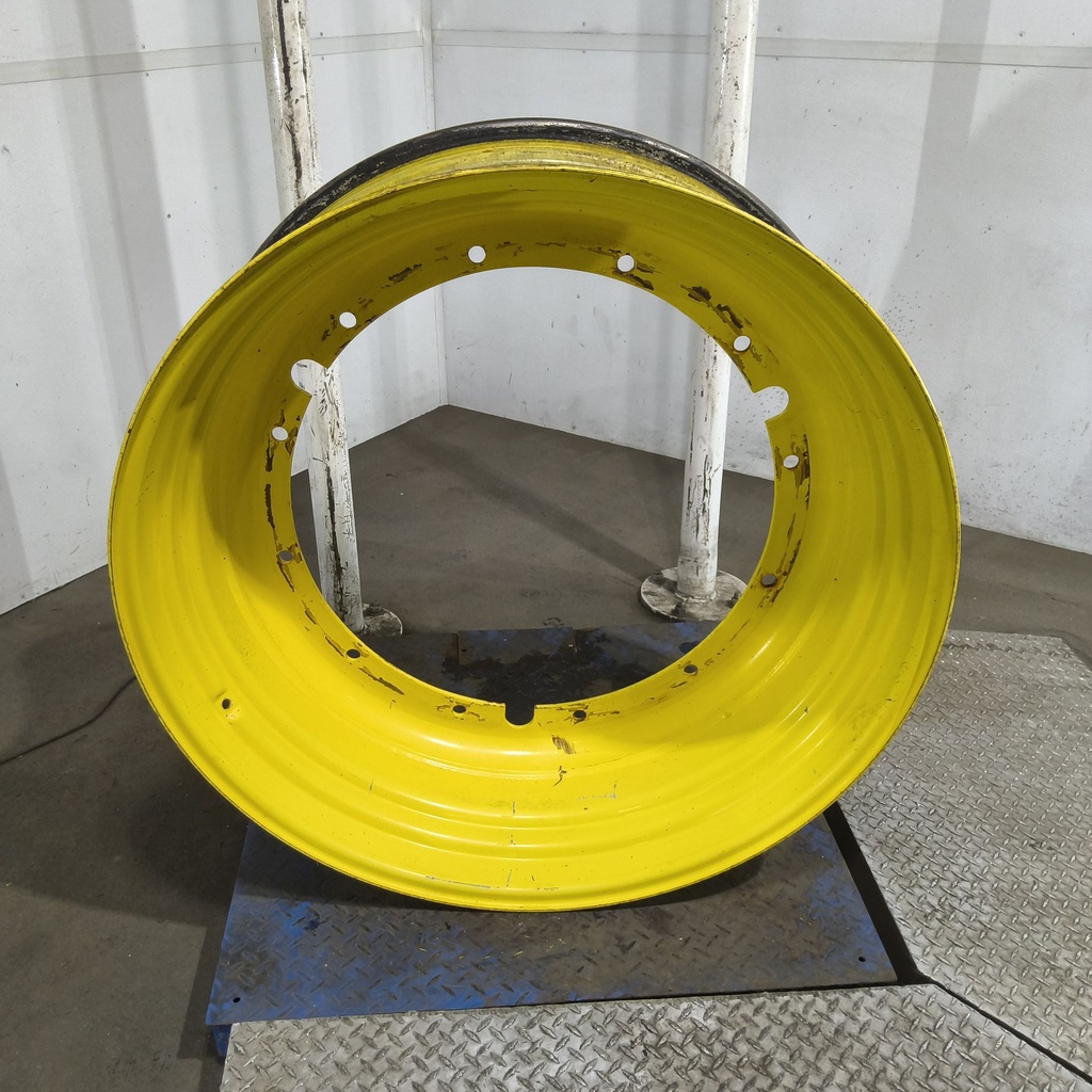 16"W x 42"D, John Deere Yellow 12-Hole Stub Disc , -3.25" Offset