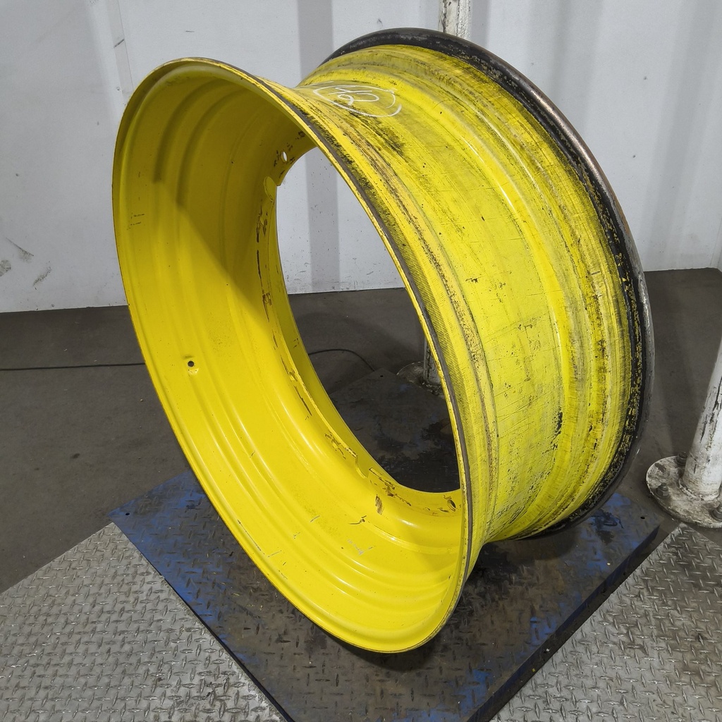 16"W x 42"D, John Deere Yellow 12-Hole Stub Disc , -3.25" Offset