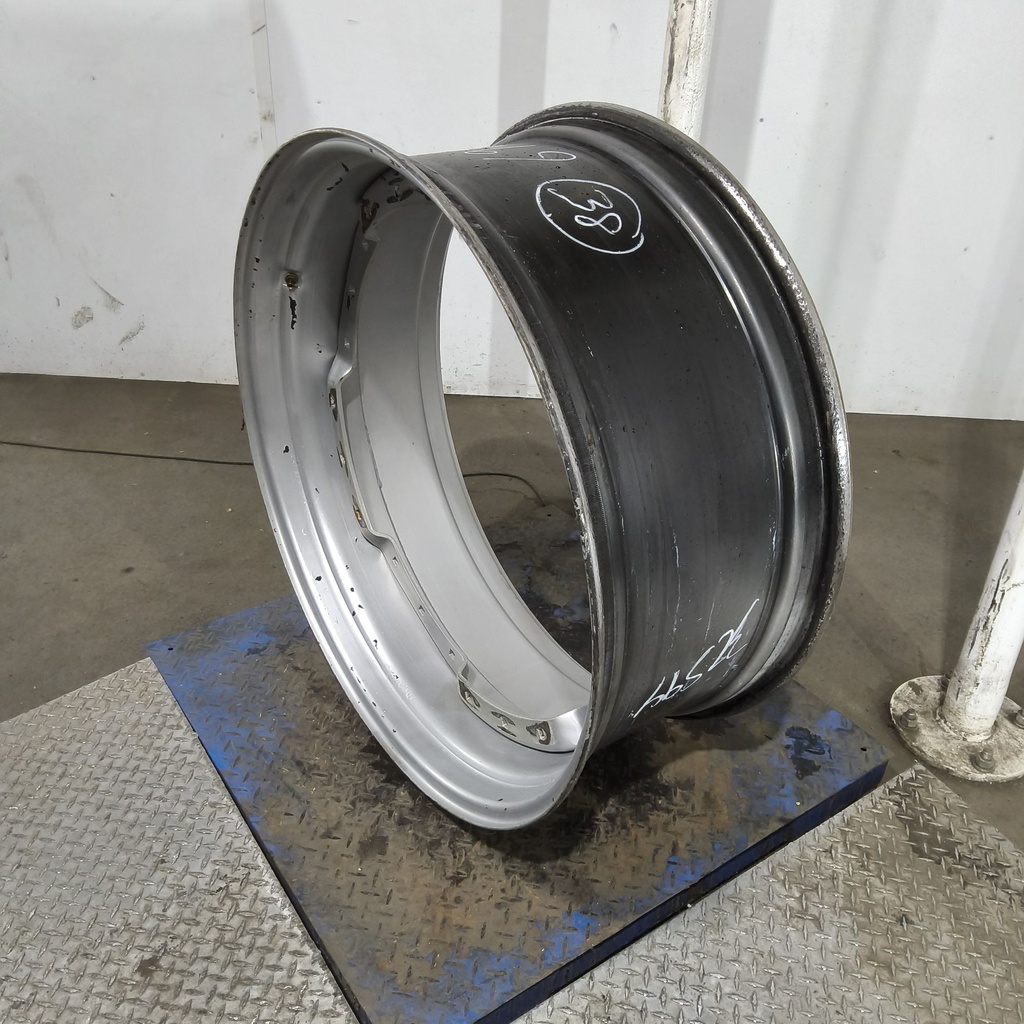 15"W x 38"D, Case IH Silver Mist 12-Hole Waffle Wheel (Groups of 3 bolts)