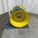 25"W x 26"D, John Deere Yellow 8-Hole Formed Plate , -0.62" Offset