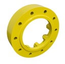 10-Hole 4"L Combine Hub Extension, John Deere Yellow