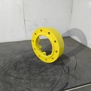 10-Hole 4"L Combine Hub Extension, John Deere Yellow