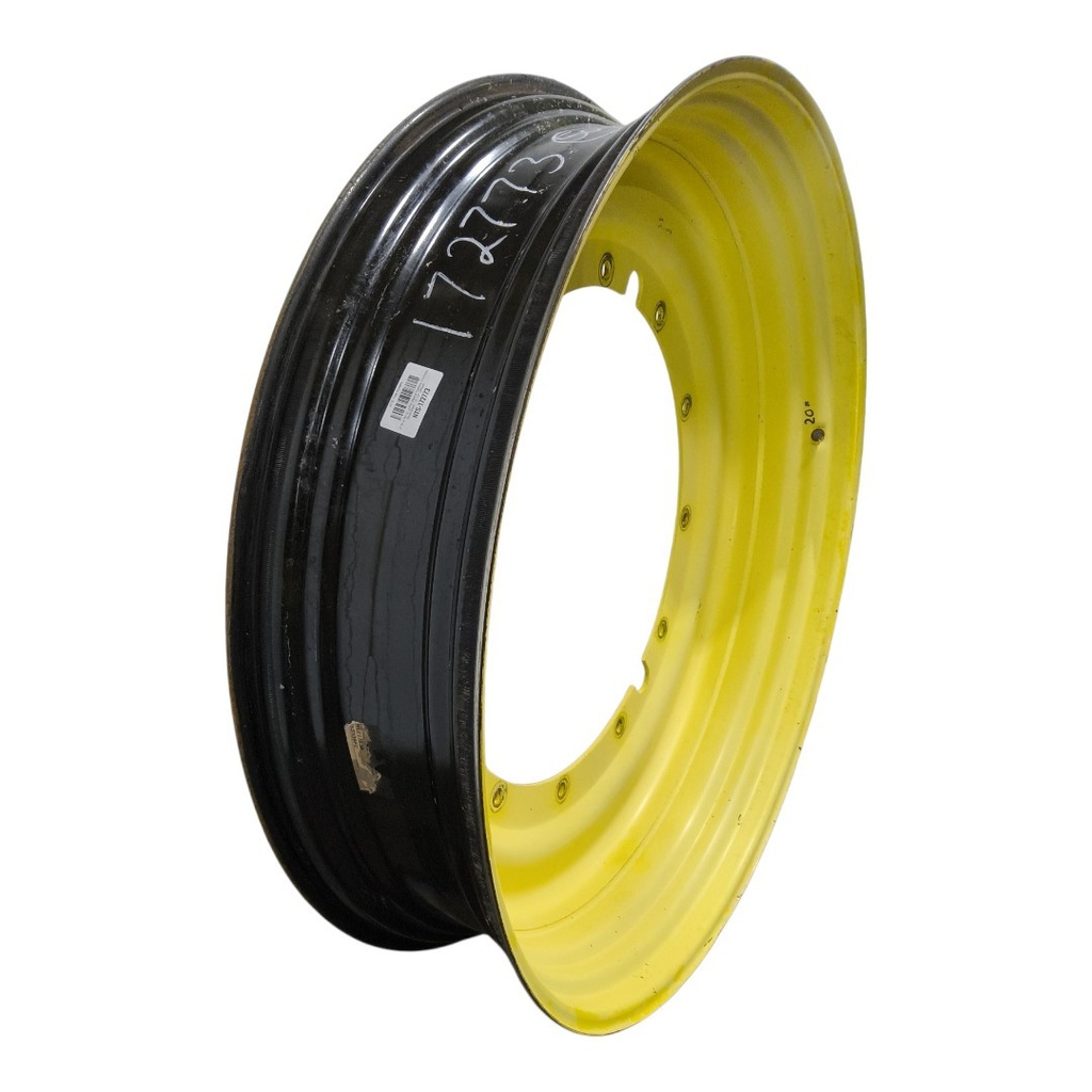 12"W x 50"D, John Deere Yellow 12-Hole Stub Disc , -3.12" Offset