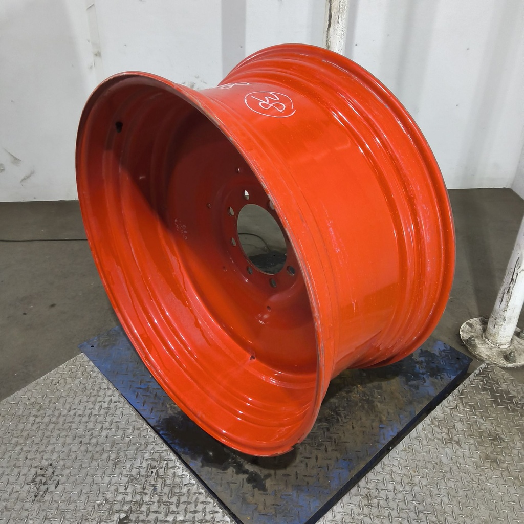 18"W x 38"D, Fendt/Agco Red 10-Hole Formed Plate , -2.75" Offset