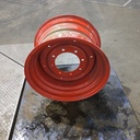 15"W x 24"D, Fendt/Agco Red 8-Hole Formed Plate , -1.38" Offset