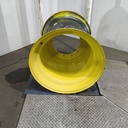 36"W x 32"D, John Deere Yellow 12-Hole Formed Plate , -9.62" Offset