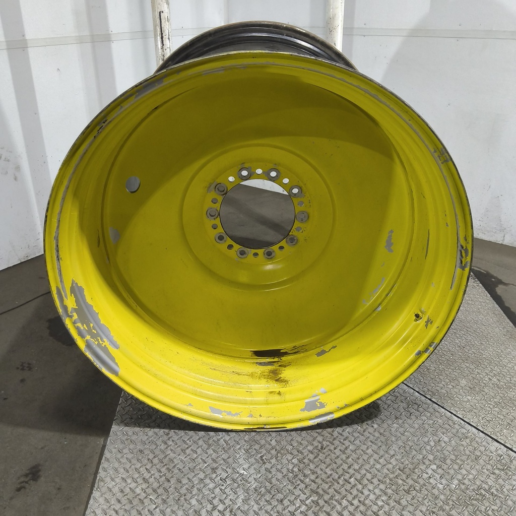 44"W x 46"D, John Deere Yellow 20-Hole Formed Plate , 3.62" Offset