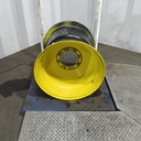 25"W x 26"D, John Deere Yellow 8-Hole Formed Plate , -0.62" Offset