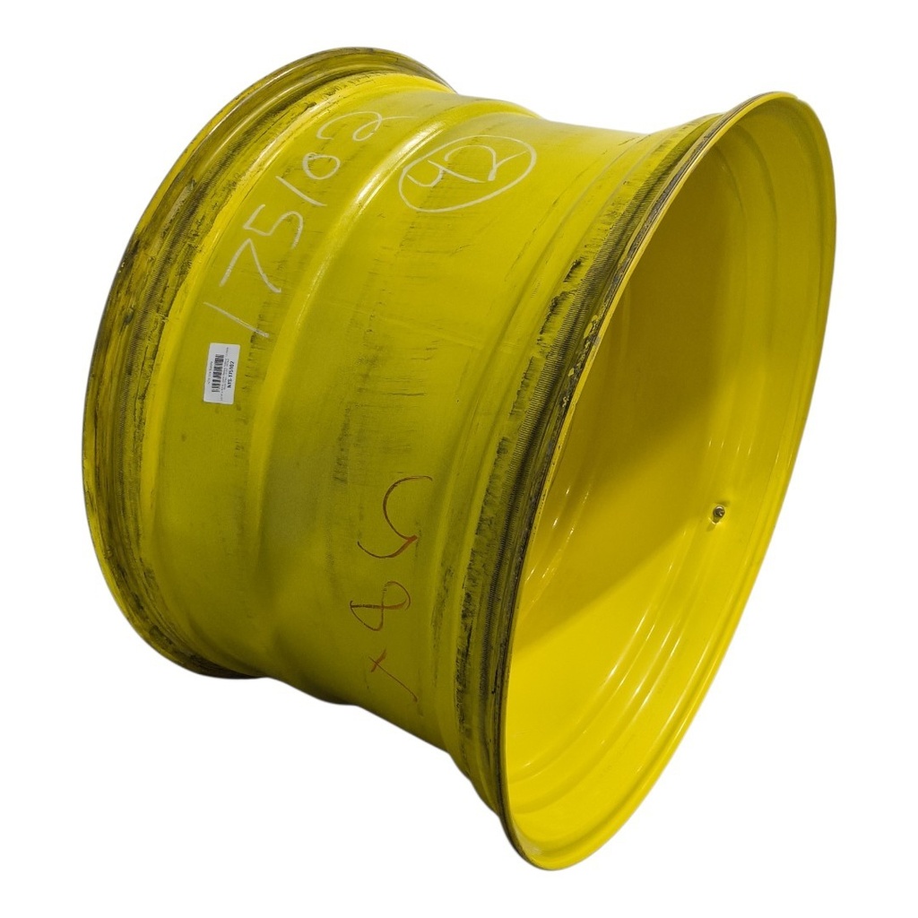 25"W x 42"D, John Deere Yellow 12-Hole Stub Disc , -3.62" Offset