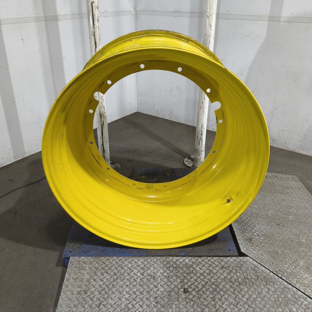 25"W x 42"D, John Deere Yellow 12-Hole Stub Disc , -3.62" Offset
