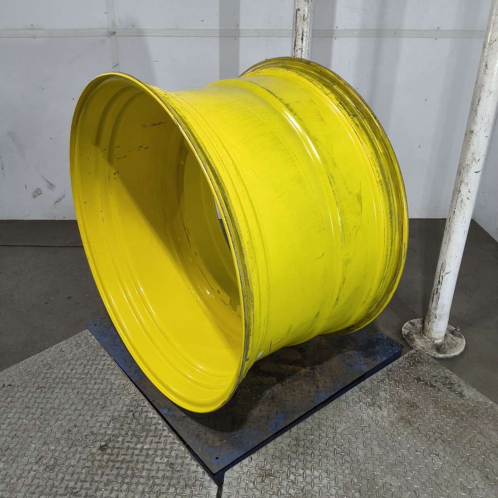 25"W x 42"D, John Deere Yellow 12-Hole Stub Disc , -3.62" Offset