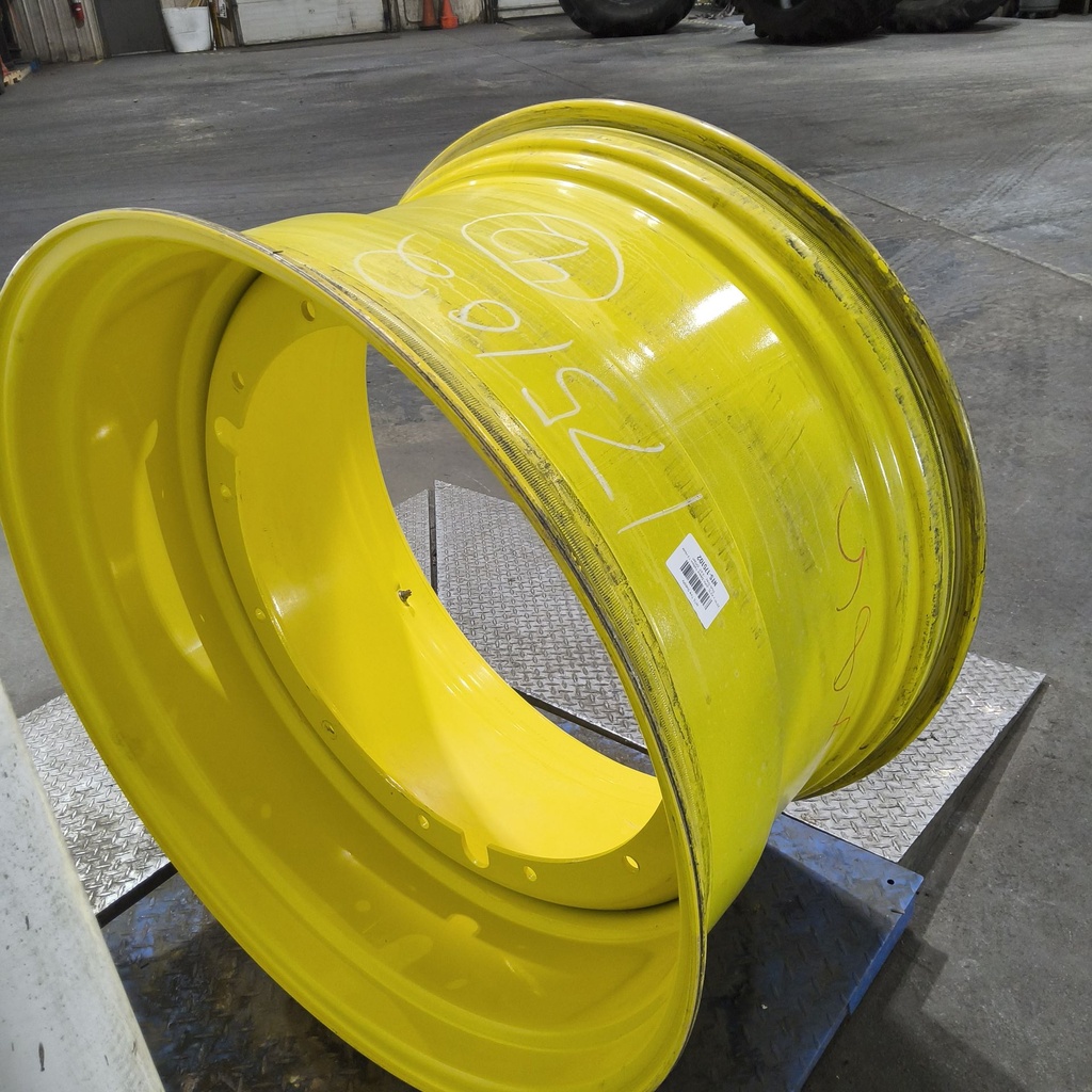 25"W x 42"D, John Deere Yellow 12-Hole Stub Disc , -3.62" Offset