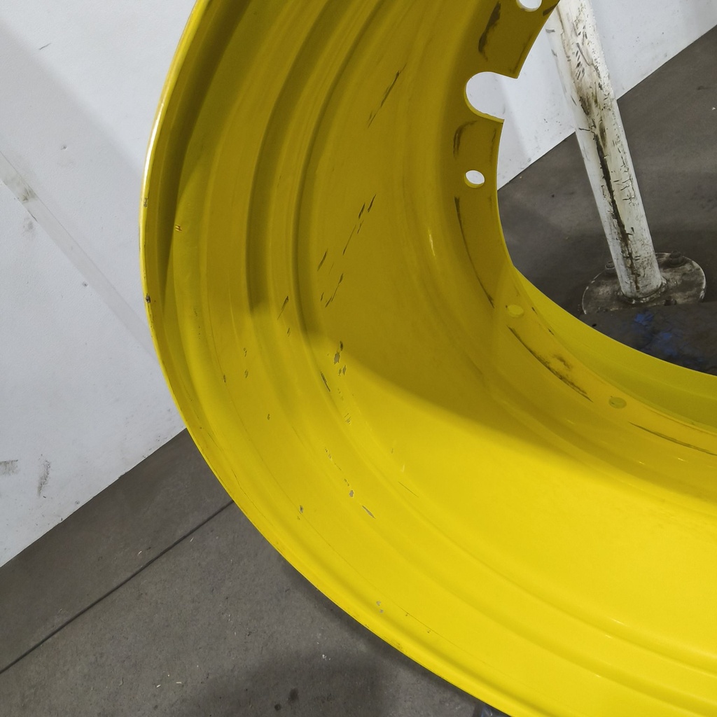 25"W x 42"D, John Deere Yellow 12-Hole Stub Disc , -3.62" Offset