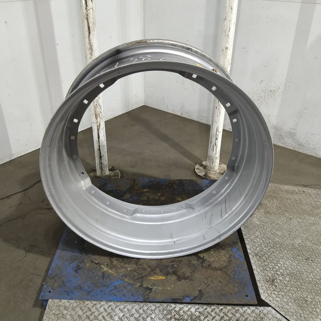 15"W x 38"D, Case IH Silver Mist 12-Hole Waffle Wheel (Groups of 3 bolts)