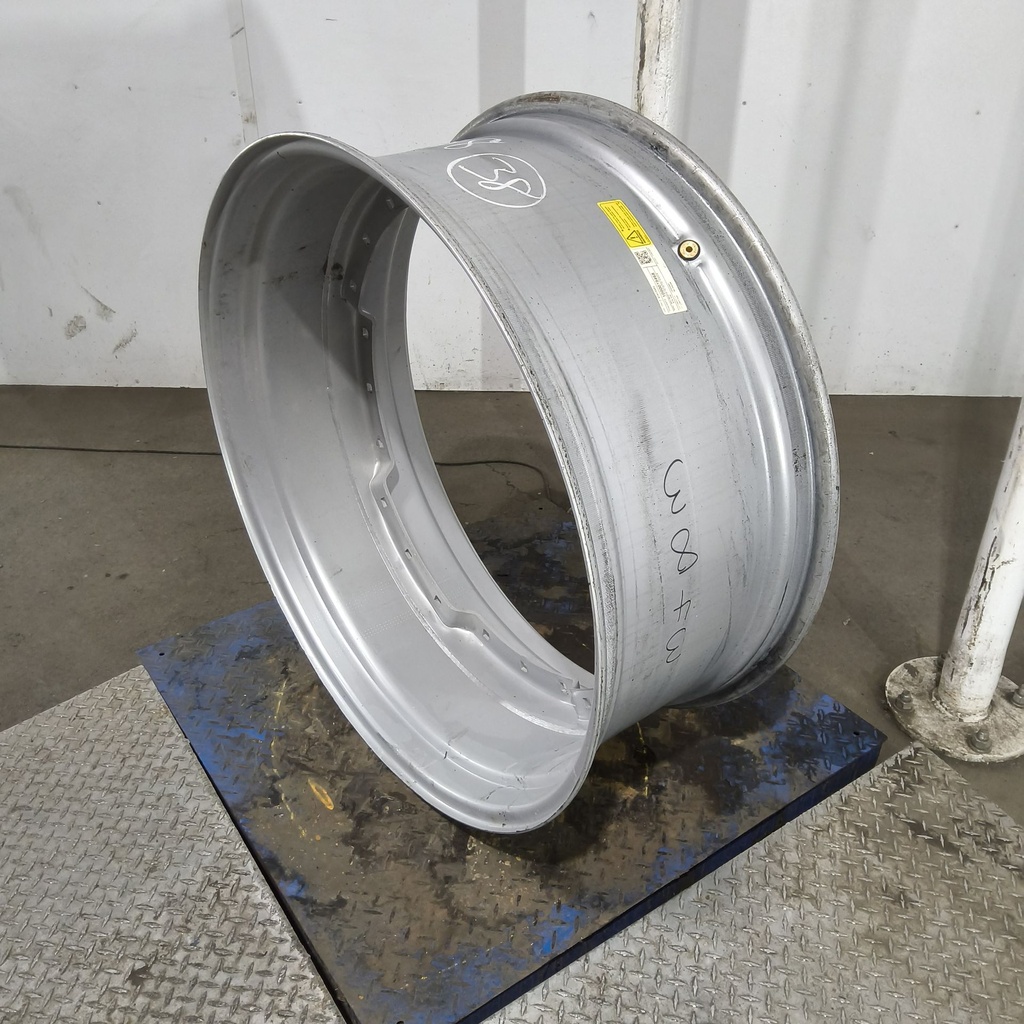 15"W x 38"D, Case IH Silver Mist 12-Hole Waffle Wheel (Groups of 3 bolts)