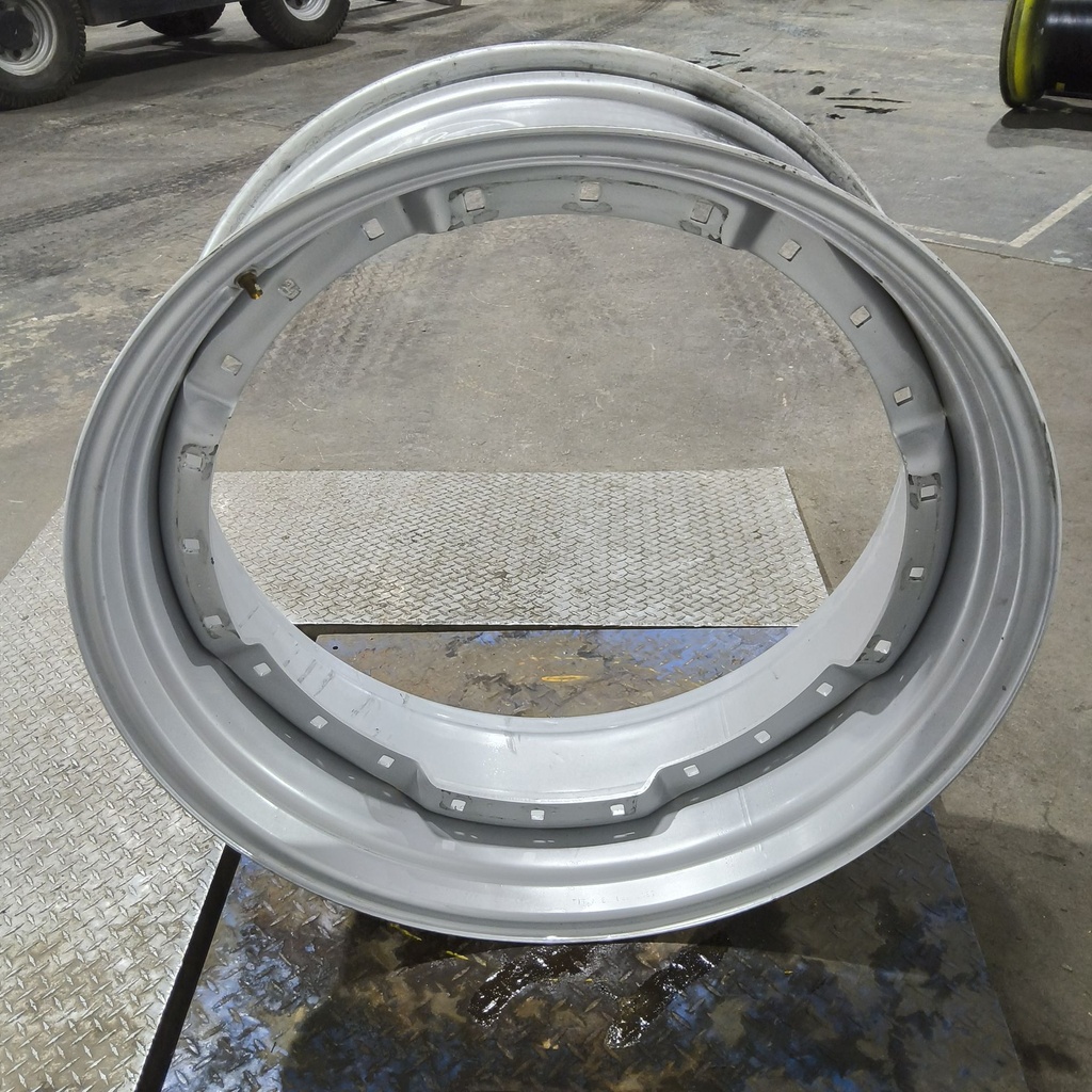15"W x 38"D, Case IH Silver Mist 12-Hole Waffle Wheel (Groups of 3 bolts)