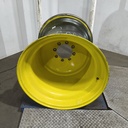 36"W x 32"D, John Deere Yellow 8-Hole Formed Plate , -6.31" Offset