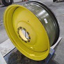 16"W x 46"D, John Deere Yellow 10-Hole Formed Plate , -6.62" Offset