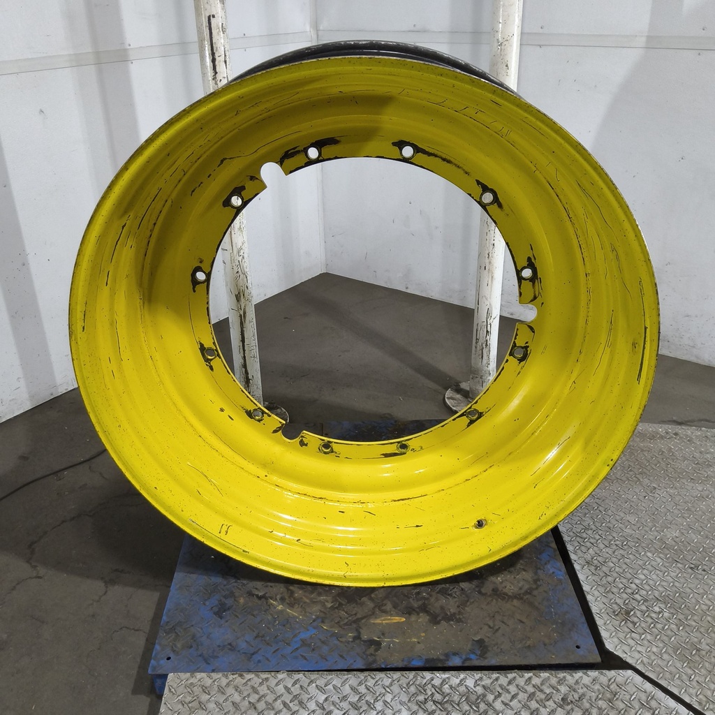 16"W x 46"D, John Deere Yellow 12-Hole Stub Disc , -3.25" Offset