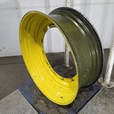 16"W x 46"D, John Deere Yellow 12-Hole Stub Disc , -3.25" Offset