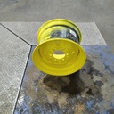 10.5"W x 17.5"D, John Deere Yellow 6-Hole Skid Steer , -3.38" Offset