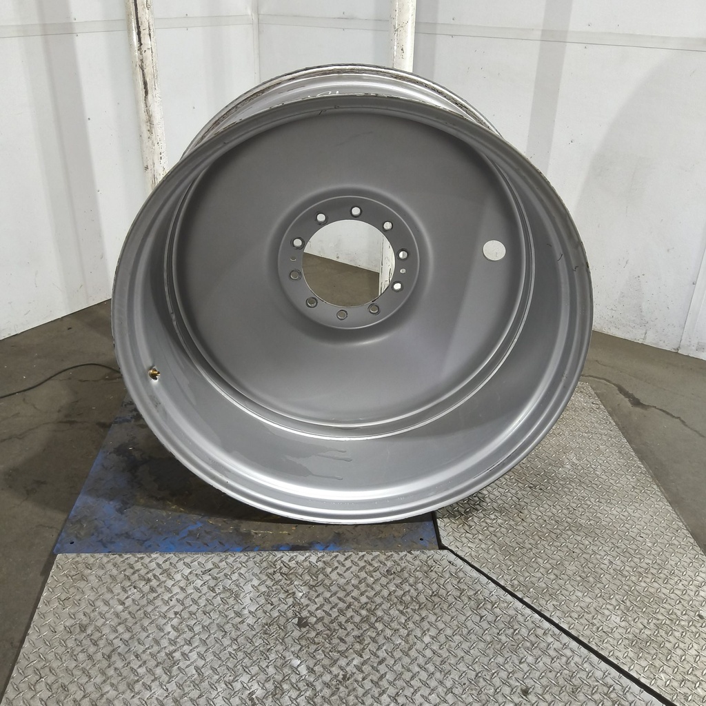 18"W x 42"D, Case IH Silver Mist 10-Hole Formed Plate , -11.12" Offset