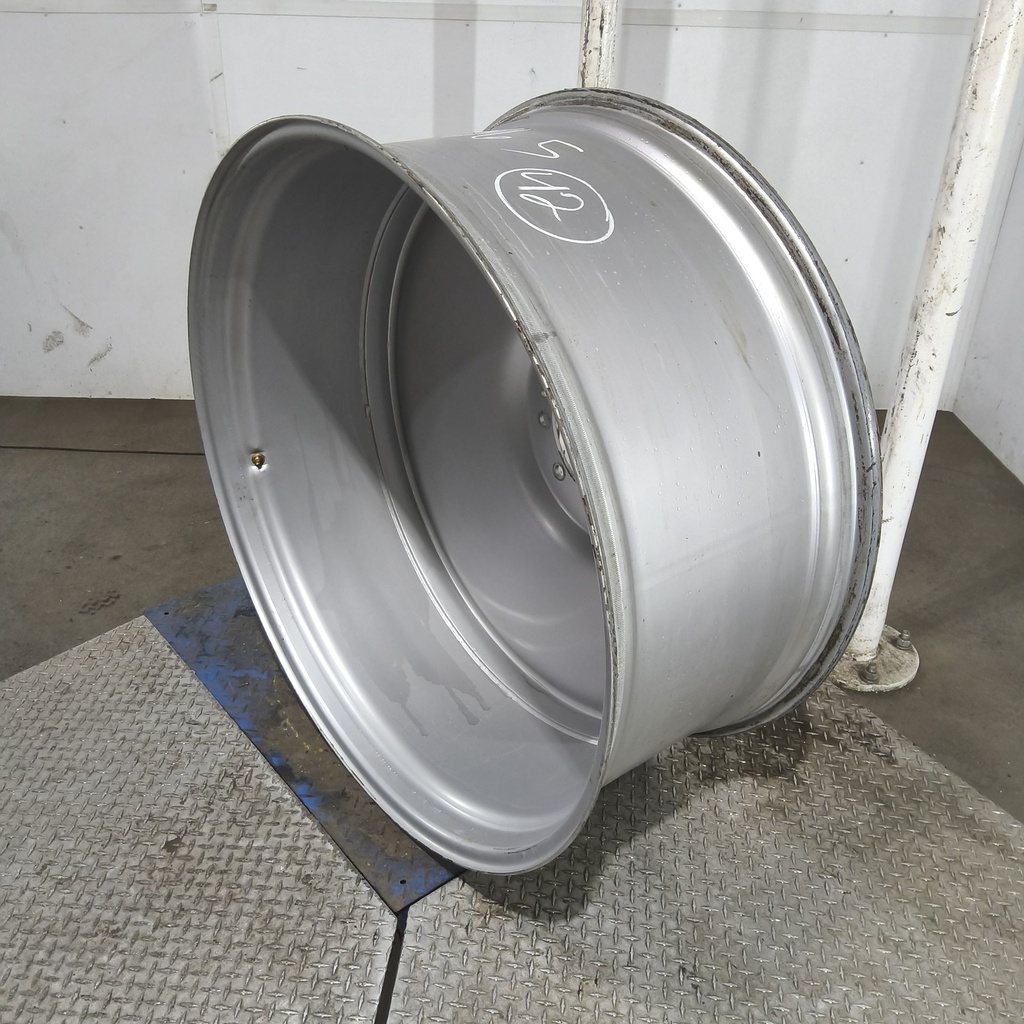 18"W x 42"D, Case IH Silver Mist 10-Hole Formed Plate , -11.12" Offset