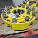 10-Hole Wedg-Lok OE Style, 4.72" (120.02mm) axle, John Deere Yellow