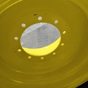 20"W x 26"D, John Deere Yellow 10-Hole Formed Plate , -2.62" Offset
