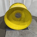 27"W x 38"D, John Deere Yellow 20-Hole Formed Plate , -2" Offset