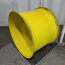 27"W x 38"D, John Deere Yellow 20-Hole Formed Plate , -2" Offset