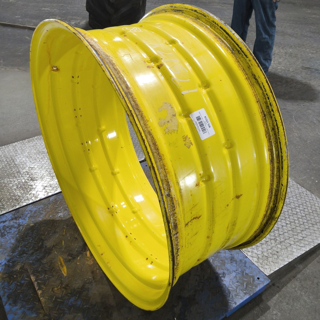16"W x 38"D, John Deere Yellow Double Bevel