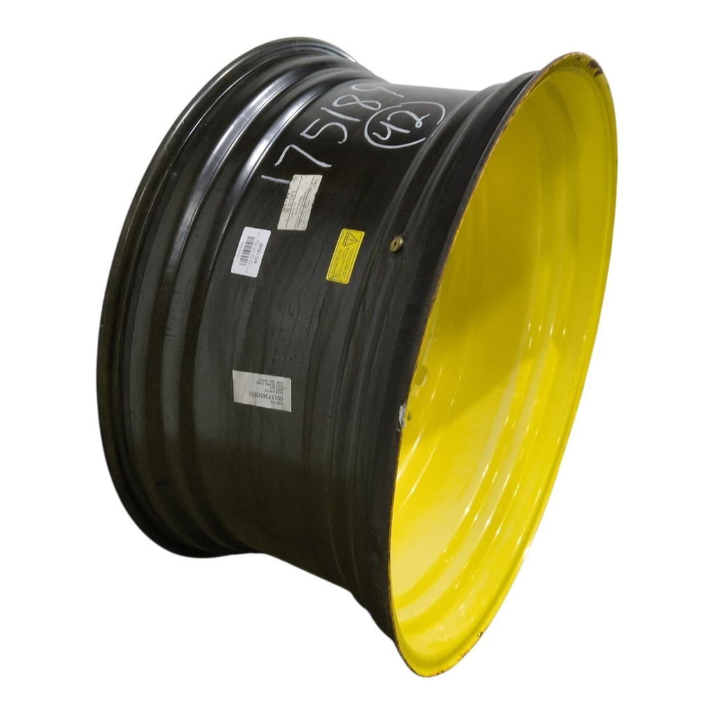 20"W x 42"D, John Deere Yellow 12-Hole Stub Disc , -3.25" Offset