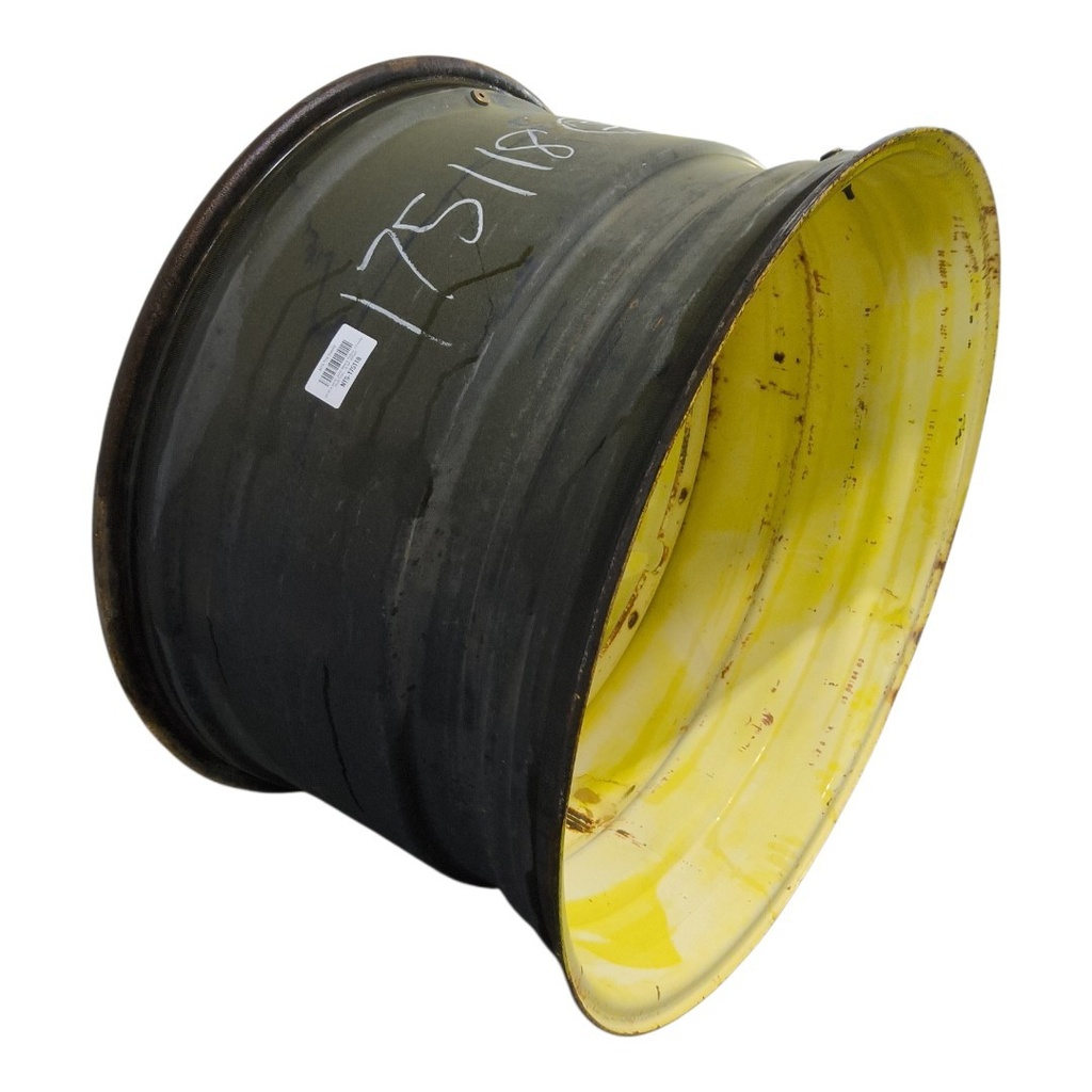 23"W x 38"D, John Deere Yellow 12-Hole Stub Disc , -3.44" Offset