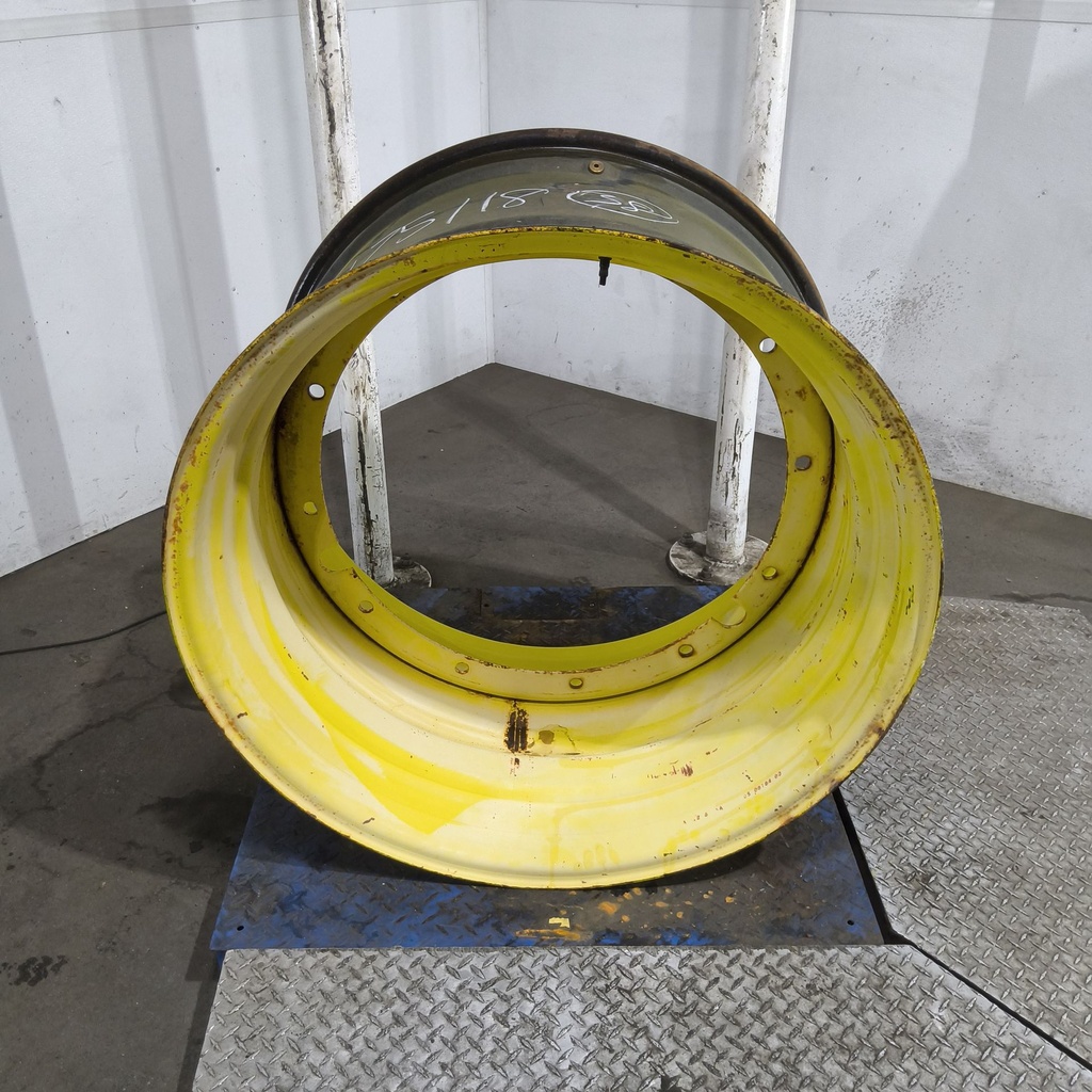 23"W x 38"D, John Deere Yellow 12-Hole Stub Disc , -3.44" Offset